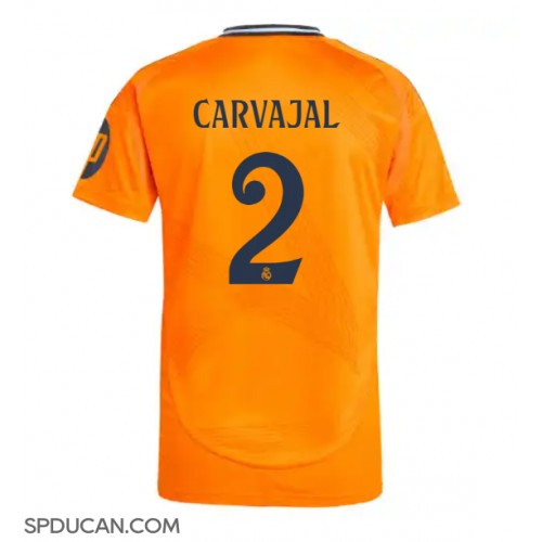 Muški Nogometni Dres Real Madrid Daniel Carvajal #2 Gostujuci 2024-25 Kratak Rukav